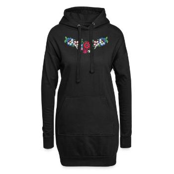 DALA-FLODA - Sweat-shirt à capuche long Femme - noir - Devant