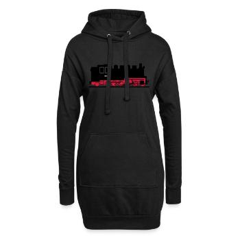 rasender roland - Hoodie-Kleid - Schwarz - Vorne
