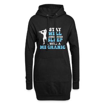 Mécanicien Voiture Tournevis Mécatronique Technicien Voiture - Sweat-shirt à capuche long Femme - noir - Devant