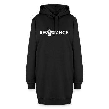 Resistance Faust Widerstand - Hoodie-Kleid - Schwarz - Vorne