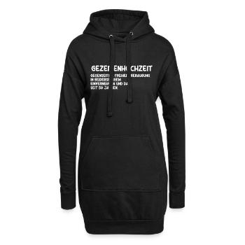 Ehe Gezeitenhochzeit 59 Jahre Verheiratet Hochzeit - Hoodie-Kleid - Schwarz - Vorne