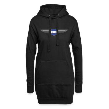 T-shirt Honduras pour les fans - Sweat-shirt à capuche long Femme - noir - Devant