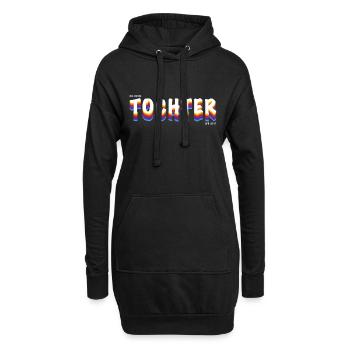 Die beste Tochter der Welt - Hoodie-Kleid - Schwarz - Vorne