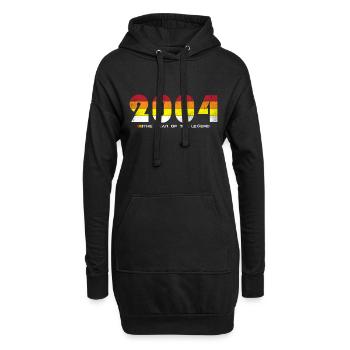 Millésime 2004 - L’année de la légende - Rétro 20 - Sweat-shirt à capuche long Femme - noir - Devant