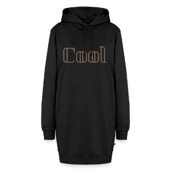 Cool - Hoodie-Kleid - Schwarz - Vorne