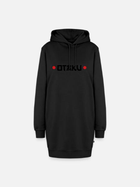Otaku - Hoodie-Kleid - Schwarz
