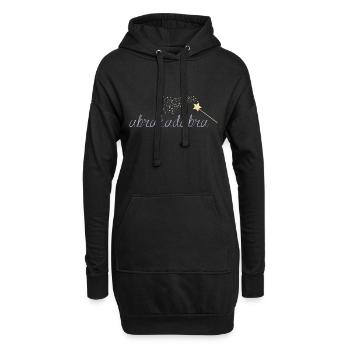 Abrakadabra - Hoodie-Kleid - Schwarz - Vorne