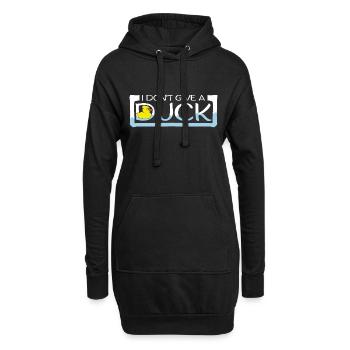 Lustig Ich gebe keine Ente Gummienten Sarkasmus - Hoodie-Kleid - Schwarz - Vorne