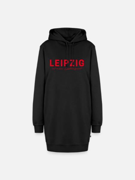 Leipzig T-Shirt – für Fans & Liebhaber - Hoodie-Kleid - Schwarz