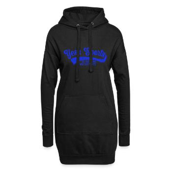 Yeah Go Sports Do The Thing Win The Points Funny - Hoodie-Kleid - Schwarz - Vorne