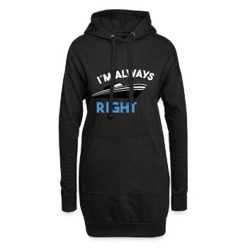 Capitaine de bateau Gift Ship Propriétaire de bateau Capitaine - Sweat-shirt à capuche long Femme - noir - Devant