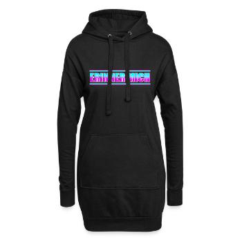 Erinner Mich zum Feiern - Hoodie-Kleid - Schwarz - Vorne