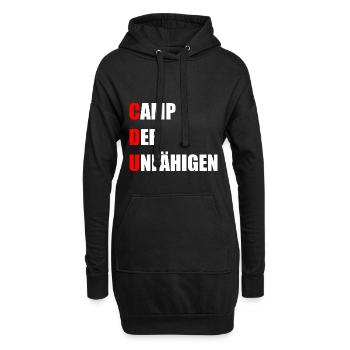 CDU Camp der Unfähigen Lustig - Hoodie-Kleid - Schwarz - Vorne
