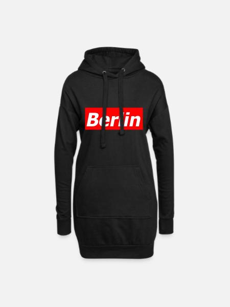 Berlin - Hoodie Dress - black