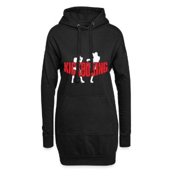 KICKBOXING - Hoodie-Kleid - Schwarz - Vorne