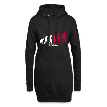 Joueur de rugby Sport Rugby Cadeau Rugby Entraîneur de rugby - Sweat-shirt à capuche long Femme - noir - Devant