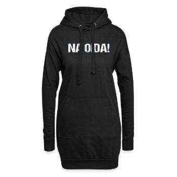 Na Oida Bayrischer Dialekt Bayern Wien Österreich - Hoodie-Kleid - Schwarz - Vorne