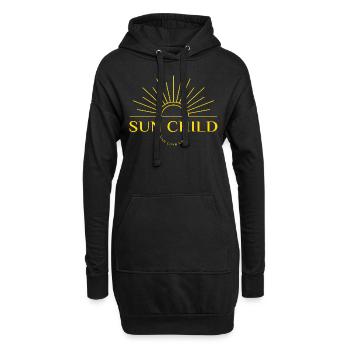 SUN CHILD - LIVE LOVE LAUGH - Hoodie-Kleid - Schwarz - Vorne