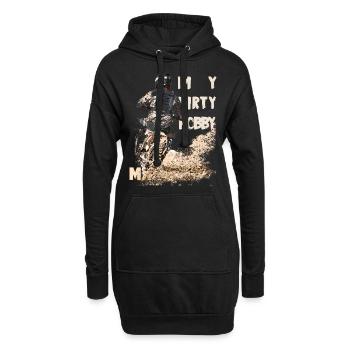 my dirty hobby mx - Hoodie-Kleid - Schwarz - Vorne