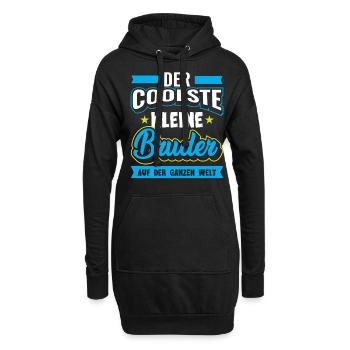 Kleiner Bruder | Geschenk für kleiner Bruder - Hoodie-Kleid - Schwarz - Vorne