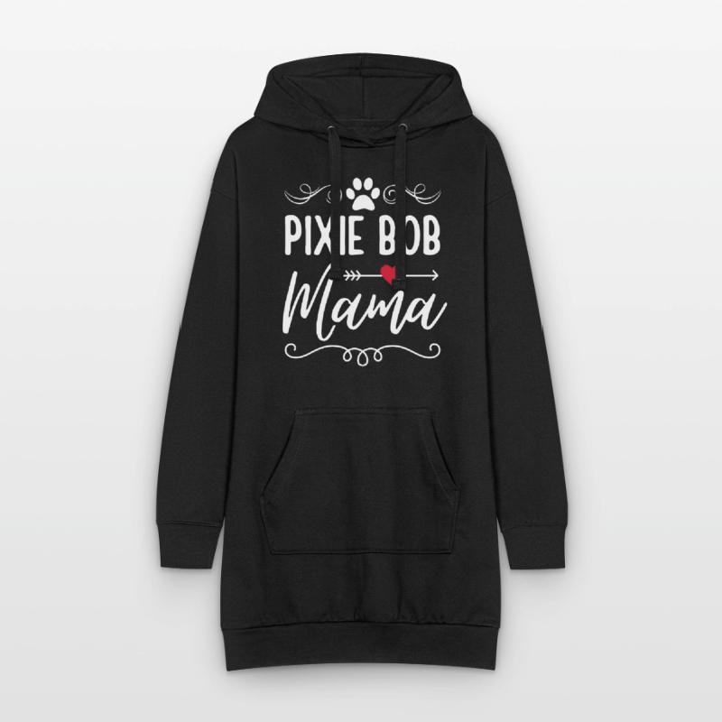 Pixie Bob Katze Mama Pixie Bob Mom Hoodie-Kleid