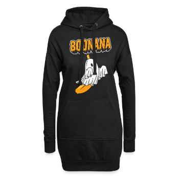 Halloween Boonana Gespenst Halloween Kostüm - Hoodie-Kleid - Schwarz - Vorne