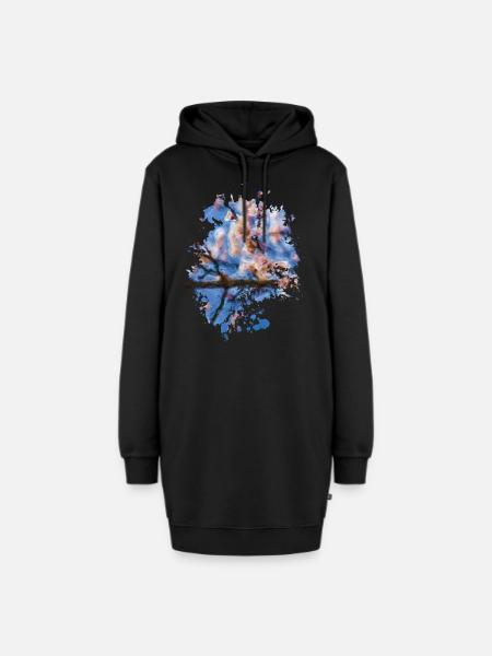 Büten - Hoodie-Kleid - Schwarz
