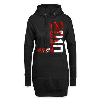 16. GEBURTSTAG LIMITED EDITION 2010 - Hoodie-Kleid - Schwarz - Vorne