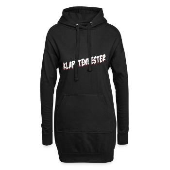 Sarkusmus Spruch Schwarzer Humor Lustiges Ironie - Hoodie-Kleid - Schwarz - Vorne