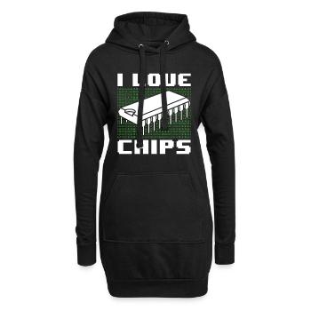 Programmierer Coder Software Entwickler - Hoodie-Kleid - Schwarz - Vorne