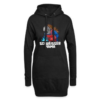 Schmied Schlosser Metallbauer Eisen - Hoodie-Kleid - Schwarz - Vorne