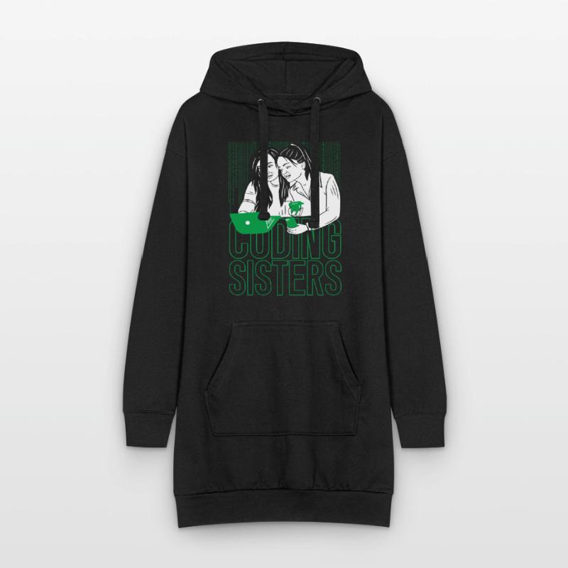 Developer Coder Programmer Sisters Hoodie Dress