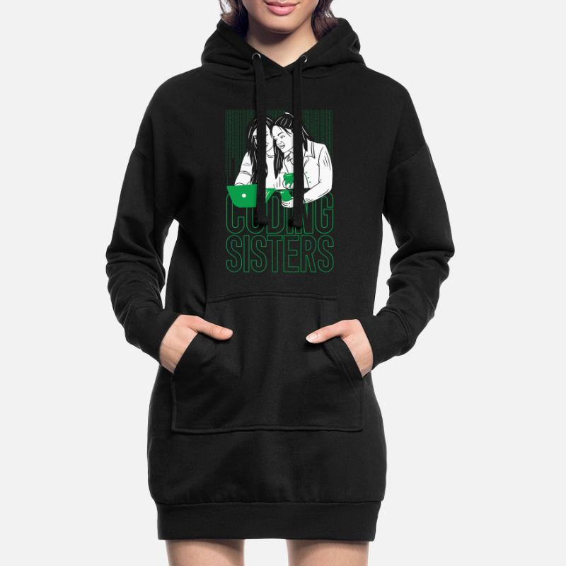 Developer Coder Programmer Sisters Hoodie Dress