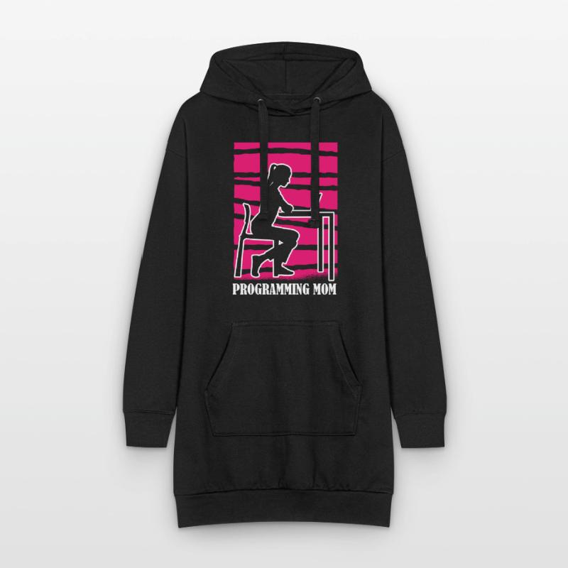 Développeur Coder Programmeur Mama Sweat-shirt à capuche long Femme