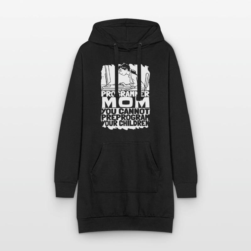 Développeur Coder Programmeur Mama Sweat-shirt à capuche long Femme