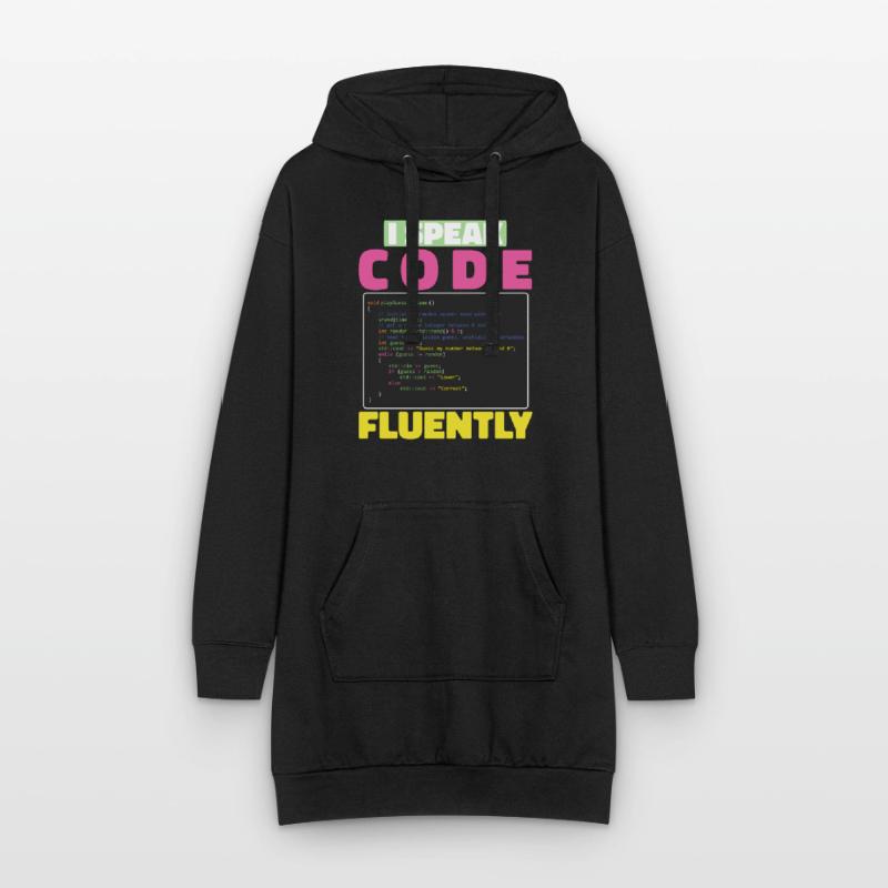 Entwickler Coder Programmierer Sarkasmus Hoodie-Kleid