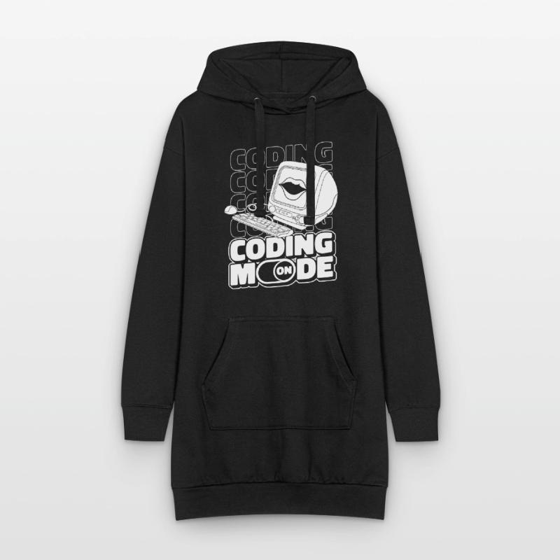 Entwickler Coder Programmierer Computer Hoodie-Kleid