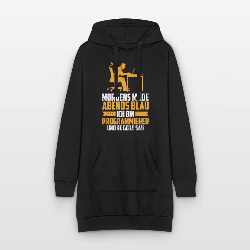 Entwickler Coder Programmierer Hoodie-Kleid