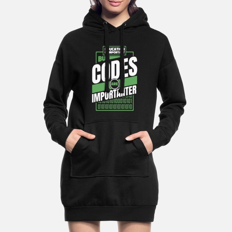 Developer Coder Programmer Funny Hoodie Dress