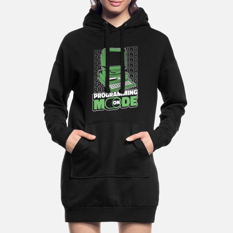 Entwickler Coder Programmierer Computer Hoodie-Kleid