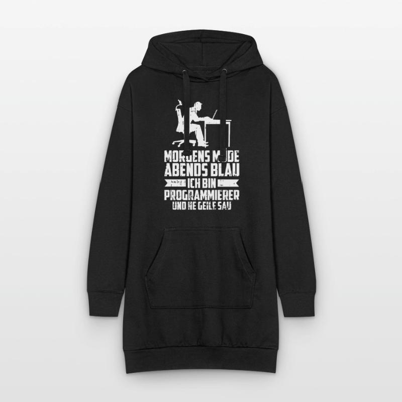 Entwickler Coder Programmierer Hoodie-Kleid