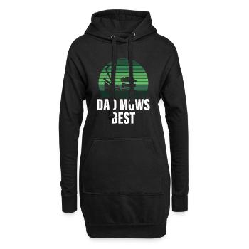 Hobbygärtner Garten Lustig Gärtnerischer Vater - Hoodie-Kleid - Schwarz - Vorne