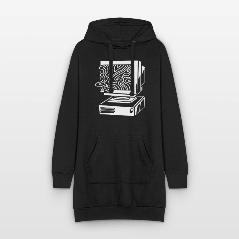 Developer Coder Programmer Computer Sweat-shirt à capuche long Femme