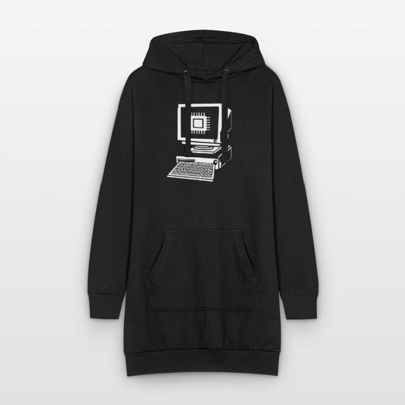 Developer Coder Programmer Computer Sweat-shirt à capuche long Femme