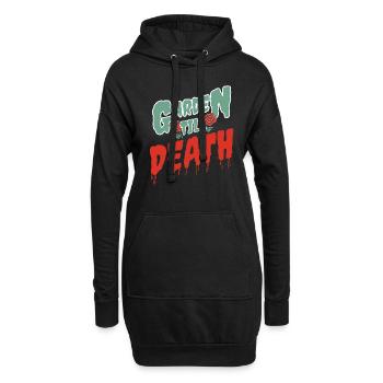 Hobby Jardinier Jardin Roses Jardinage Grand-père - Sweat-shirt à capuche long Femme - noir - Devant