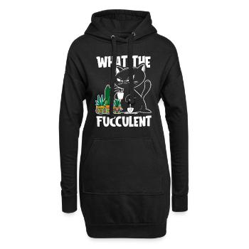 Hobby Gardener Garden Juicy Garden Cat - Sweat-shirt à capuche long Femme - noir - Devant
