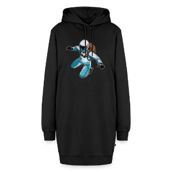 Parachutisme intérieur Indoor Fallschirmspringen - Sweat-shirt à capuche long Femme - noir - Devant