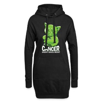 Cancer Lymphome non hodgkinien - Sweat-shirt à capuche long Femme - noir - Devant