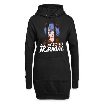 Furry Fandom Fursuits Witzig - Hoodie-Kleid - Schwarz - Vorne