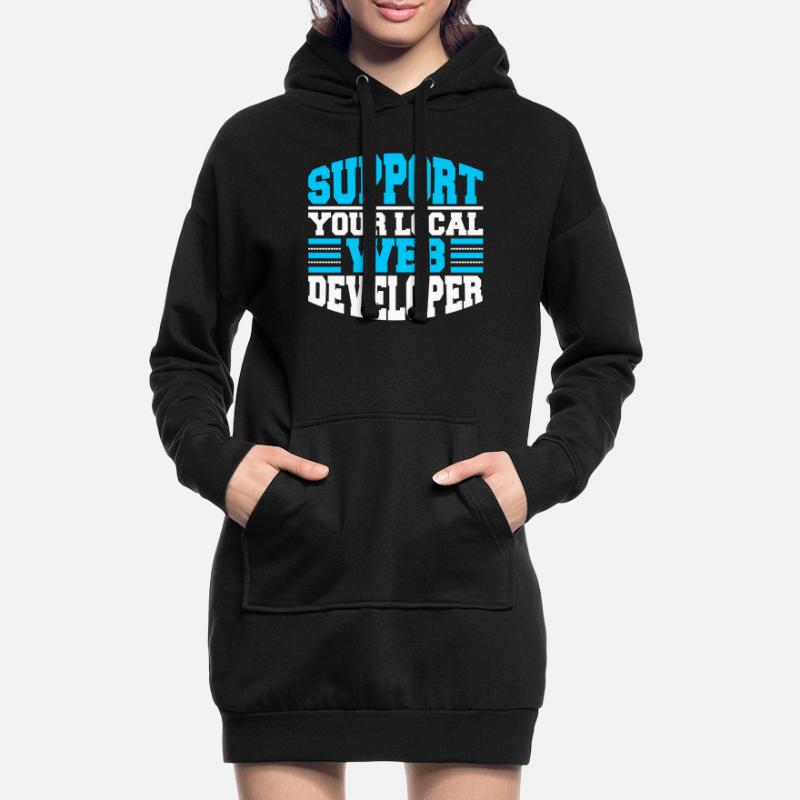 Web Developer Web Developer Support Hoodie Dress